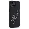 Karl Lagerfeld KLHCP15S3DRKSDLK iPhone 15 6,1 palca čierne puzdro 3D Rubber Signature