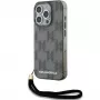 Karl Lagerfeld KLHCP15XHKDPNSK iPhone 15 Pro Max 6,7 čierne puzdro IML Mono KL Pattern a šnúrka
