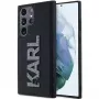 Karl Lagerfeld KLHCS24L3DMBKCK Samsung Galaxy S24 Ultra pevné puzdro čierne 3D Rubber Glitter Logo