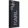 Karl Lagerfeld KLHCS24L3DMBKCK Samsung Galaxy S24 Ultra pevné puzdro čierne 3D Rubber Glitter Logo