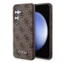 Guess GUOHCSA35G4GFBR A35 puzdro 4G Metal Gold Logo pre Samsung Galaxy A35 - hnedé