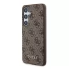 Guess GUOHCSA35G4GFBR A35 puzdro 4G Metal Gold Logo pre Samsung Galaxy A35 - hnedé