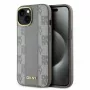 DKNY DKHMP15SPCPVSLE iPhone 15 6,1 palca béžové puzdro koža káro Mono vzor MagSafe