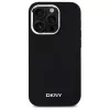 DKNY DKHMP14LPSCMCLK pevné puzdro pre Apple iPhone 14 Pro 6,1 palca čierne jednoduché logo MagSafe