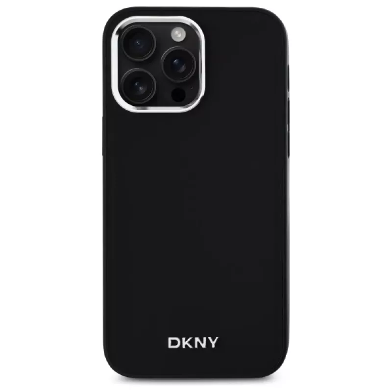 DKNY DKHMP14XPSCMCLK pevné puzdro pre iPhone 14 Pro Max 6,7 palca čierne jednoduché logo MagSafe