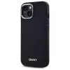 DKNY DKHMP15MPSCMCLK pevné puzdro pre Apple iPhone 15 Plus 6,7 palca čierne jednoduché logo MagSafe