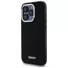 DKNY DKHMP15LPSCMCLK pevné puzdro pre Apple iPhone 15 Pro 6,1 palca čierne jednoduché logo MagSafe