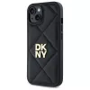 DKNY DKHCP14SPQDSLK Quilted Stack Logo zadný kryt pre Apple iPhone 14 6,1 palca čierny