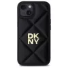 DKNY DKHCP14SPQDSLK Quilted Stack Logo zadný kryt pre Apple iPhone 14 6,1 palca čierny