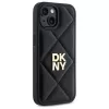 DKNY DKHCP14SPQDSLK Quilted Stack Logo zadný kryt pre Apple iPhone 14 6,1 palca čierny