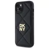 DKNY DKHCP15MPQDSLK Quilted Stack Logo kryt pre iPhone 15 Plus 6,7 palca čierny