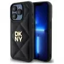 DKNY DKHCP15XPQDSLK Quilted Stack Logo zadný kryt pre Apple iPhone 15 Pro Max 6,7 palca čierny