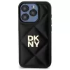 DKNY DKHCP15XPQDSLK Quilted Stack Logo zadný kryt pre Apple iPhone 15 Pro Max 6,7 palca čierny