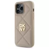DKNY DKHCP14XPQDSLE Quilted Stack Logo kryt pre iPhone 14 Pro Max 6,7 palca - béžový