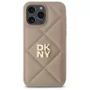 DKNY DKHCP14XPQDSLE Quilted Stack Logo kryt pre iPhone 14 Pro Max 6,7 palca - béžový