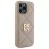 DKNY DKHCP14XPQDSLE Quilted Stack Logo kryt pre iPhone 14 Pro Max 6,7 palca - béžový