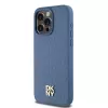 DKNY DKHMP15XPSHRPSB pevné puzdro koža monogramový vzor s kovovým logom MagSafe pre iPhone 15 Pro Max 6,7