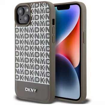 DKNY DKHMP15SPSOSPW pevné puzdro pre iPhone 15 / 14 / 13 6,1