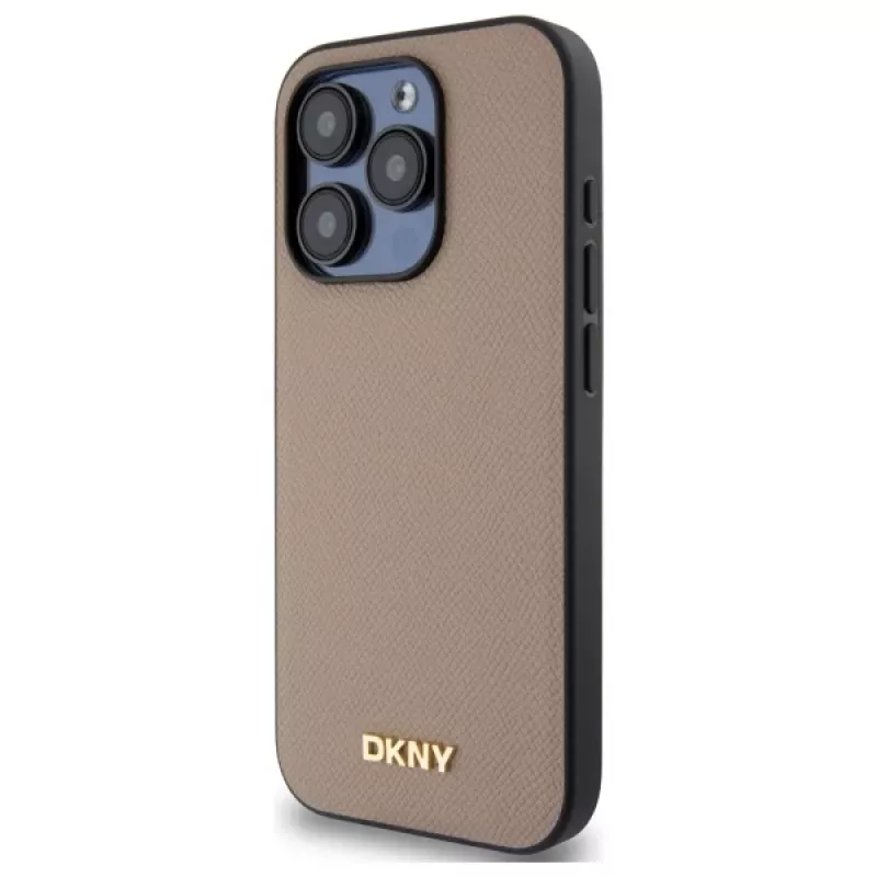 DKNY DKHMP15LPGHLME pevné puzdro pre iPhone 15 Pro 6,1