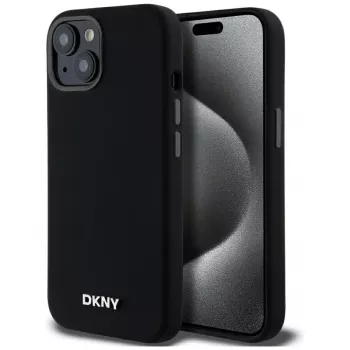 DKNY DKHMP14SSMCHLK pevné puzdro Liquid Silicone MagSafe Case pre iPhone 13/14/15 6,1