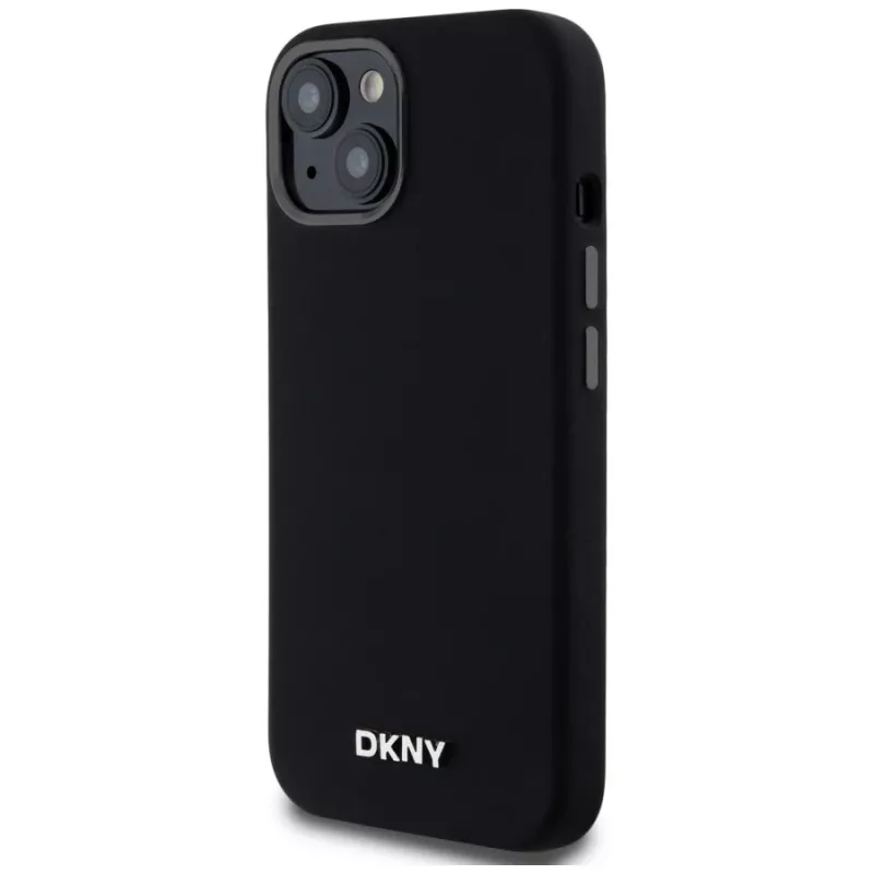 DKNY DKHMP14SSMCHLK pevné puzdro Liquid Silicone MagSafe Case pre iPhone 13/14/15 6,1