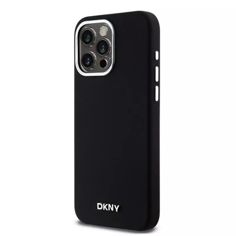 DKNY DKHMP14XSMCHLK pevné puzdro Liquid Silicone MagSafe Case pre Apple iPhone 14 Pro Max 6,7 palca čierna