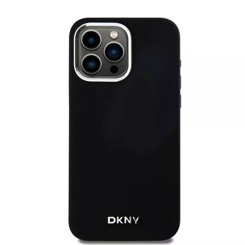 DKNY DKHMP14XSMCHLK pevné puzdro Liquid Silicone MagSafe Case pre Apple iPhone 14 Pro Max 6,7 palca čierna
