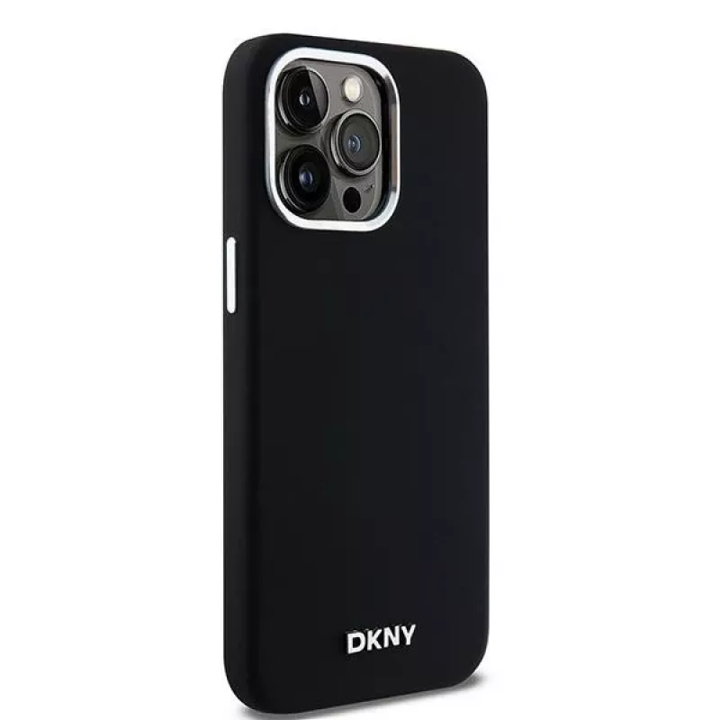 DKNY DKHMP14XSMCHLK pevné puzdro Liquid Silicone MagSafe Case pre Apple iPhone 14 Pro Max 6,7 palca čierna