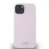 DKNY DKHMP14SSMCHLP pevné puzdro Liquid Silicone s kovovým logom MagSafe pre iPhone 13/14/15 6,1