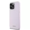 DKNY DKHMP15XSMCHLP pevné puzdro Liquid Silicone s MagSafe pre Apple iPhone 15 Pro Max 6,7 inch ružová