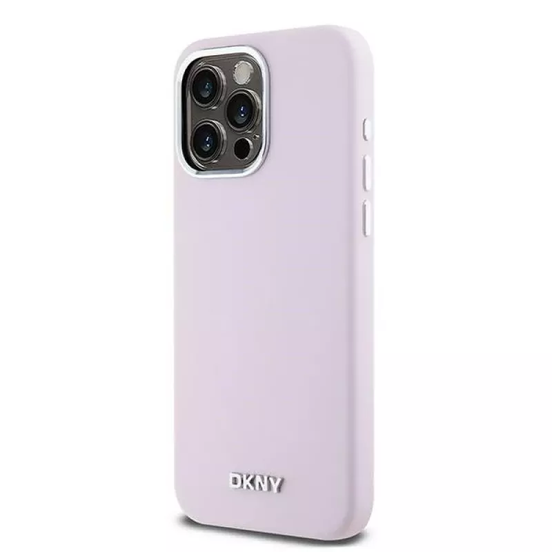 DKNY DKHMP15XSMCHLP pevné puzdro Liquid Silicone s MagSafe pre Apple iPhone 15 Pro Max 6,7 inch ružová