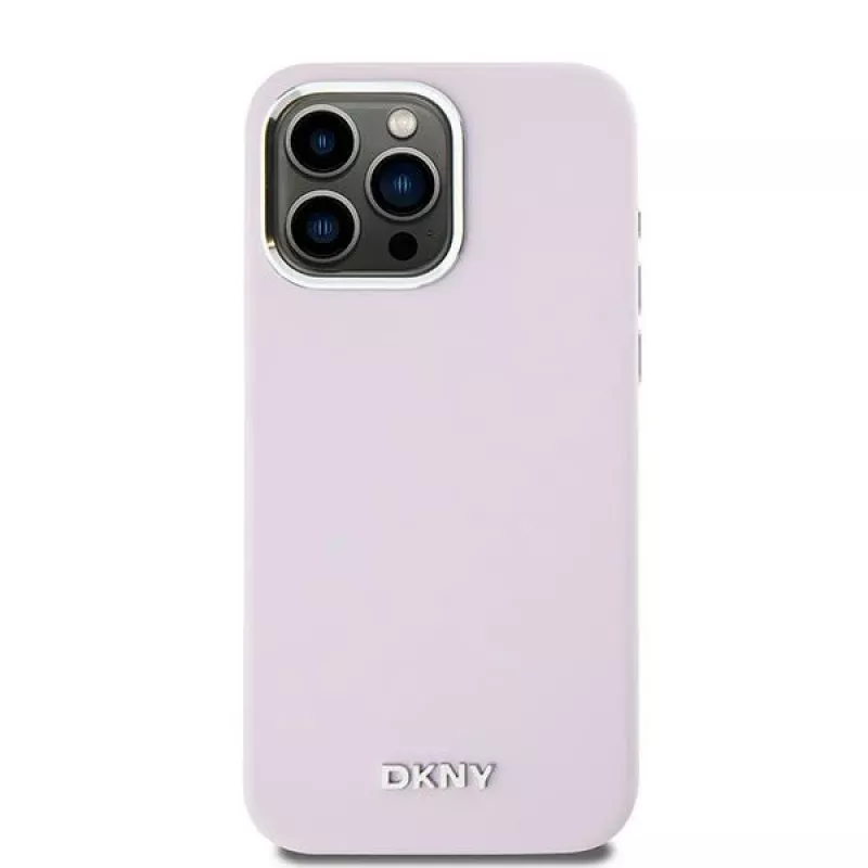 DKNY DKHMP15XSMCHLP pevné puzdro Liquid Silicone s MagSafe pre Apple iPhone 15 Pro Max 6,7 inch ružová