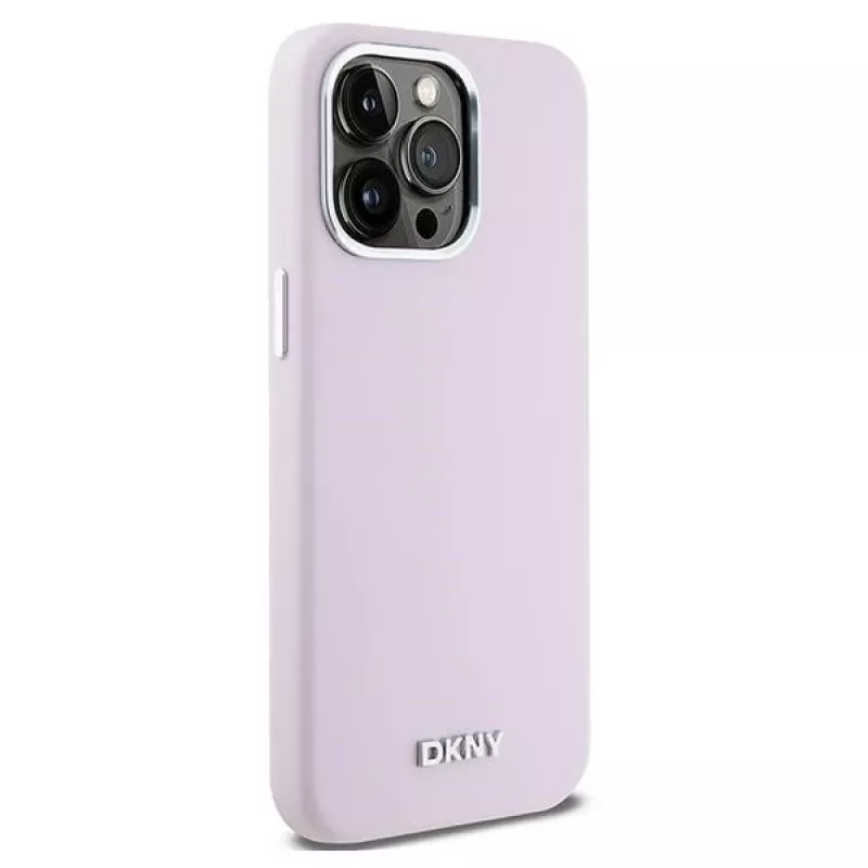 DKNY DKHMP15XSMCHLP pevné puzdro Liquid Silicone s MagSafe pre Apple iPhone 15 Pro Max 6,7 inch ružová