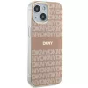 DKNY DKHMP14SHRHSEP pevné puzdro IML Mono & Stripe MagSafe pre Apple iPhone 14 / 15 / 13 6,1 inch ružová
