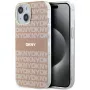 DKNY DKHMP15SHRHSEP pevné puzdro IML Mono & Stripe MagSafe pre iPhone 15/14/13 6,1 inch ružová