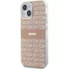 DKNY DKHMP15SHRHSEP pevné puzdro IML Mono & Stripe MagSafe pre iPhone 15/14/13 6,1 inch ružová