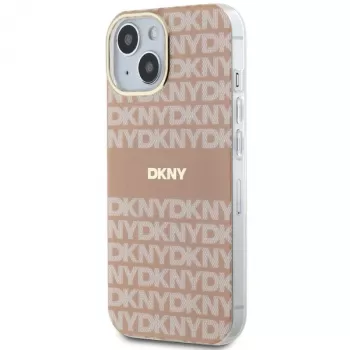 DKNY DKHMP15MHRHSEP pevné puzdro pre Apple iPhone 15 Plus / 14 Plus 6,7