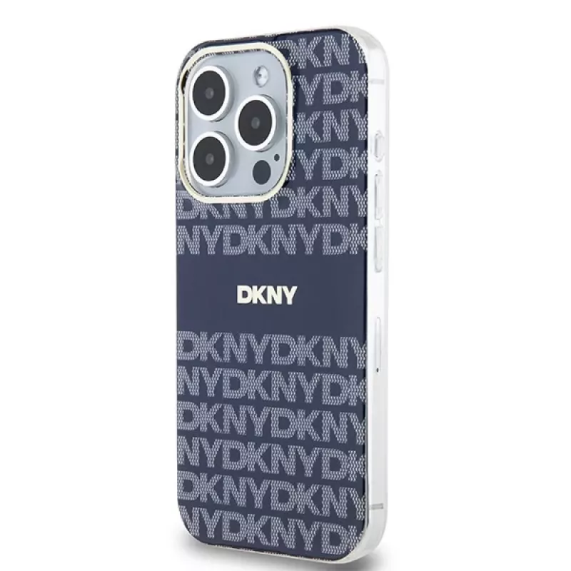 DKNY DKHMP15LHRHSEB pevné puzdro pre iPhone 15 Pro 6,1