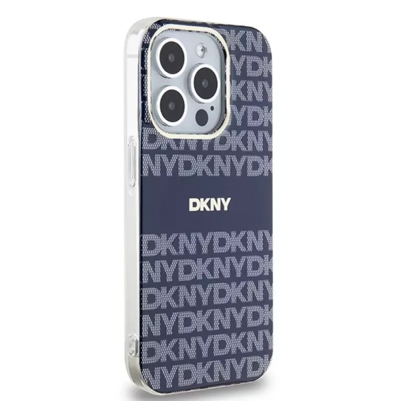 DKNY DKHMP15LHRHSEB pevné puzdro pre iPhone 15 Pro 6,1