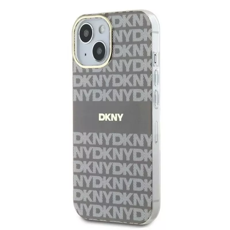 DKNY DKHMP15SHRHSEE pevné puzdro pre Apple iPhone 15 / 14 / 13 6,1