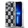 DKNY DKHCP15LHDLCEK tvrdé puzdro pre Apple iPhone 15 Pro 6,1, čierne, IML Checkered Mono Pattern
