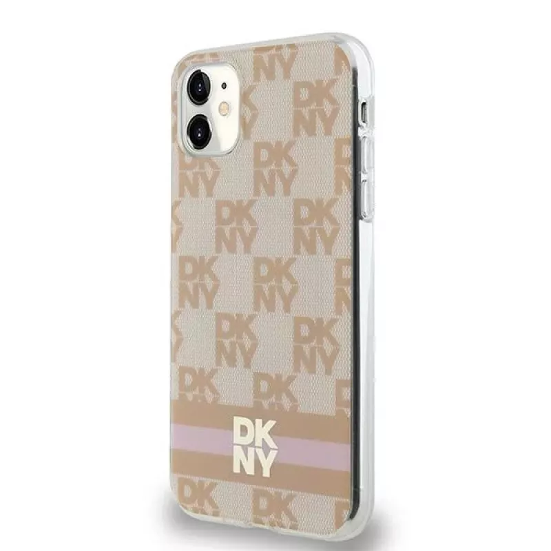 DKNY DKHMN61HCPTSP pevné puzdro pre iPhone 11 / XR 6,1