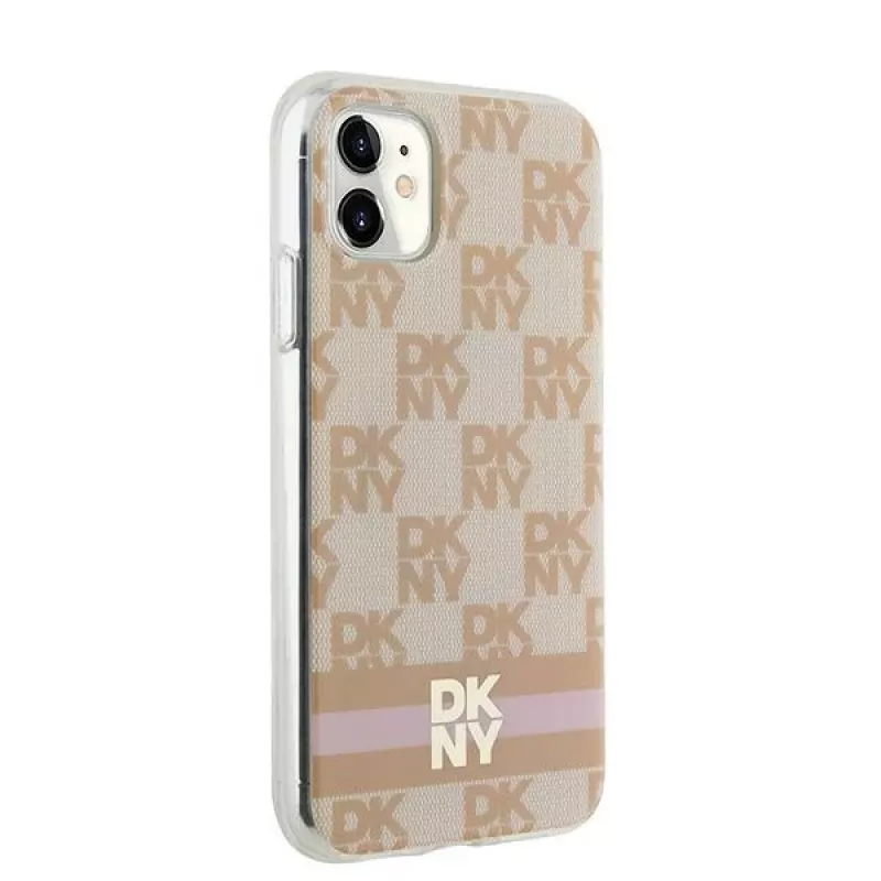 DKNY DKHMN61HCPTSP pevné puzdro pre iPhone 11 / XR 6,1