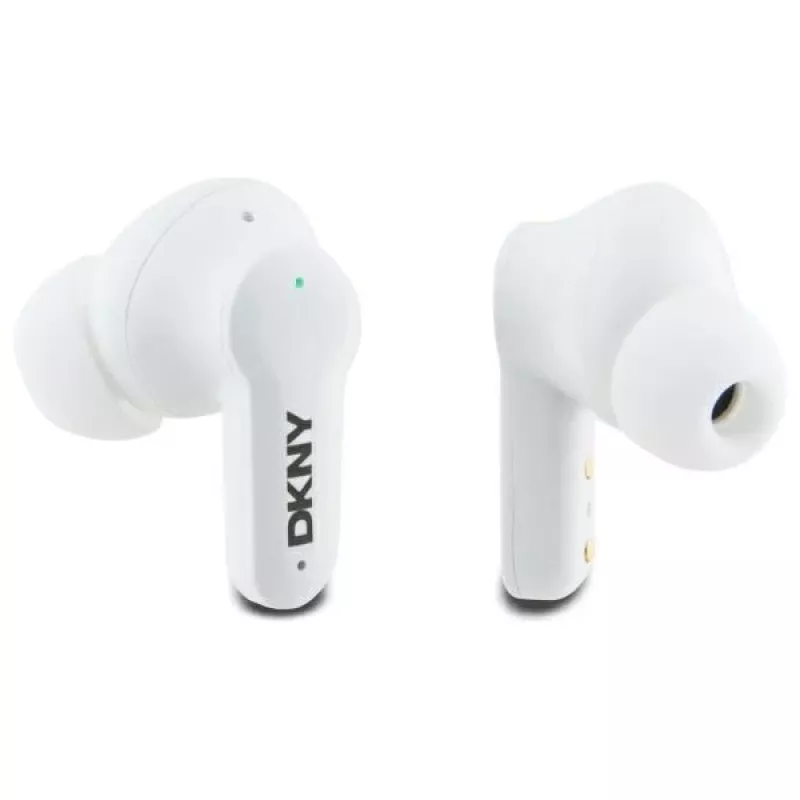 DKNY DKTWS3DNYAK Bluetooth TWS slúchadlá do uší s nabíjacím puzdrom, gumený matný povrch, čierne