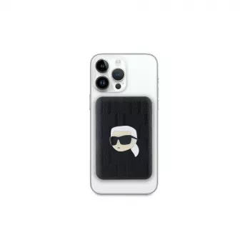 KARL LAGERFELD KLPB5FPGKSKIHK bezdrôtová power banka 5000mAh 15W MagSafe čierna