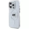 KARL LAGERFELD IML Metal Karl Head MagSafe puzdro pre Apple iPhone 15 Pro Max biele