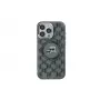 Karl Lagerfeld KLHMP15SHMCKMHK iPhone 15 6,1 inch čierne puzdro IML Monogram Karl & Choupette Head MagSafe