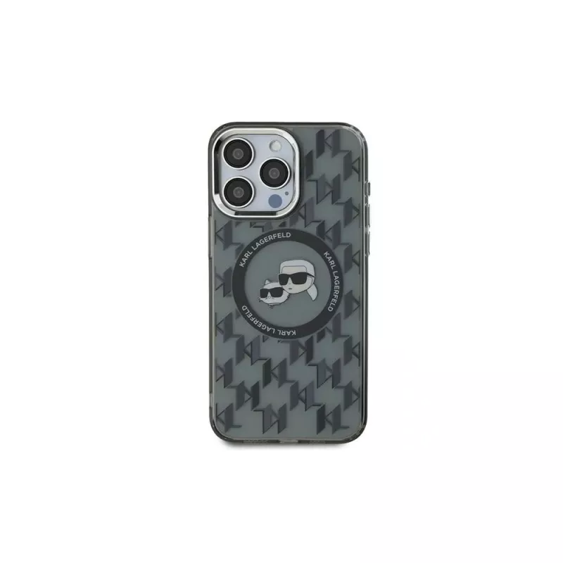 Karl Lagerfeld puzdro IML Monogram Karl & Choupette Head MagSafe pre iPhone 15 Pro Max 6,7