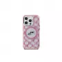 Karl Lagerfeld KLHMP15MHMCKMHP iPhone 15 Plus 6,7 inch ružové puzdro IML Monogram Karl & Choupette Head MagSafe