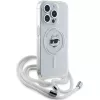 Karl Lagerfeld KLHMP14XHCCHNT iPhone 14 Pro Max 6,7 inch puzdro priehľadné IML Choupette Head & Cord Magsafe